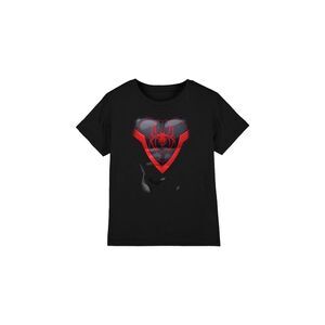 Spider-Man Childrens/Kids Miles Morales Costume T-Shirt / Black